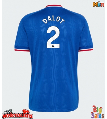 Manchester United Diogo Dalot #2 Replica Away Stadium Shirt 2026-27 Short Sleeve